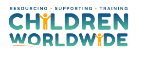 The logo for Children Worldwide. The strap line reads: Resourcing, Supporting, Training